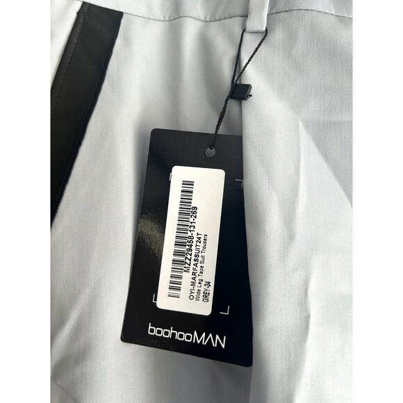 BoohooMan MANOfficial Suit Pants Size 34/32 NWT - Picture 2 of 4